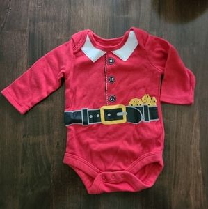 0-3m Santa onesie.